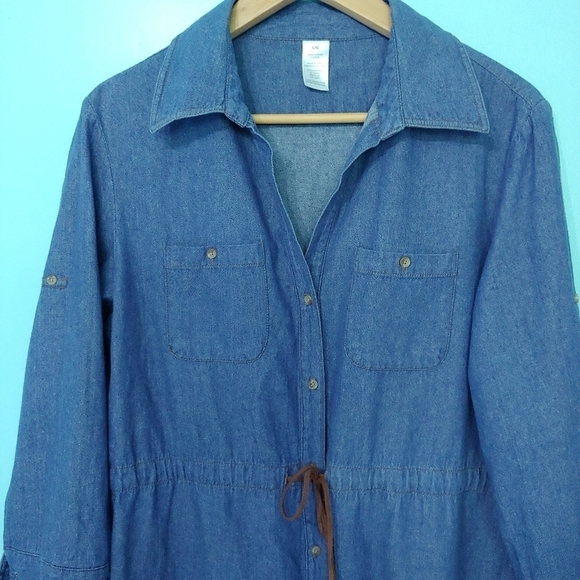 Shirt Dress Size Large - Picture 2 of 10